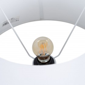 Lampada da tavolo Bianco Nero 220 V 38 x 38 x 57 cm
