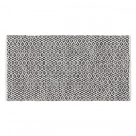 Tappeto Grigio 70 % cotone 30 % Poliestere 80 x 150 cm