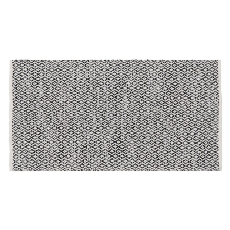 Tappeto Grigio 70 % cotone 30 % Poliestere 80 x 150 cm