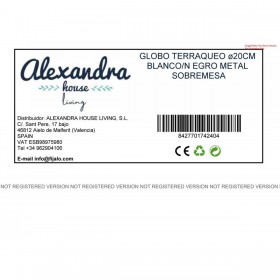 Mappamondo Alexandra House Living Multicolore Metallo 20 x 38 x 20 cm