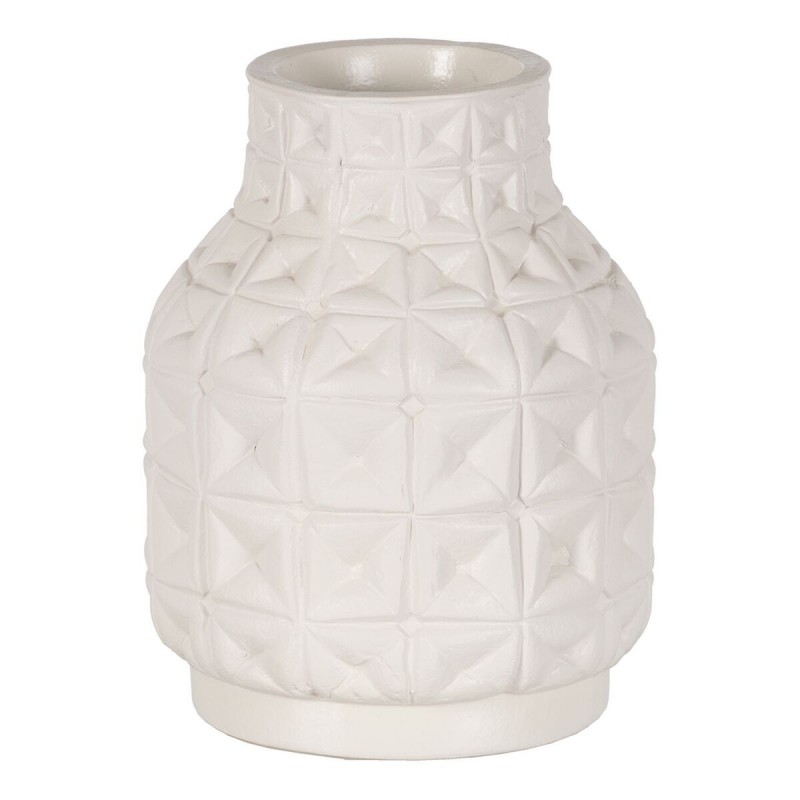 Vaso Bianco Ceramica 22 x 22 x 28 cm