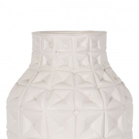 Vaso Bianco Ceramica 22 x 22 x 28 cm