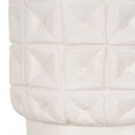 Vaso Bianco Ceramica 22 x 22 x 28 cm