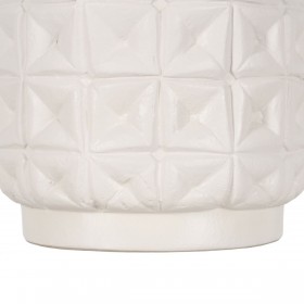Vaso Bianco Ceramica 22 x 22 x 28 cm