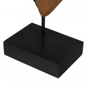 Statua Decorativa Marrone Maschera 18 x 11 x 54 cm