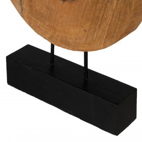 Scultura Beige Legno di mango 38 x 8 x 52 cm