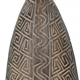 Statua Decorativa Marrone Maschera 22 x 6 x 87 cm