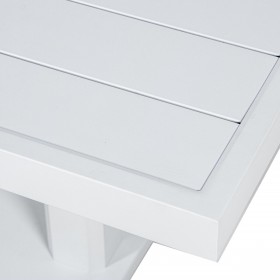 Tavolo Alexandra House Living Bianco 140 x 82 cm Regolabile