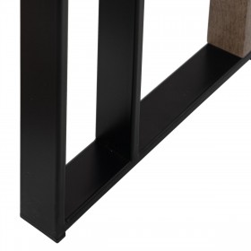 Ingresso NUDE Nero Naturale 110 x 30 x 75 cm