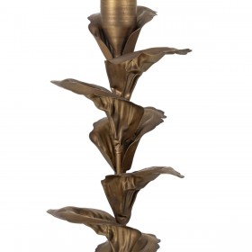 Portacandele Dorato Ferro 9,5 x 9,5 x 30 cm