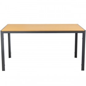Tavolo da Pranzo Alexandra House Living Bianco Marrone 150 x 47 x 90 cm Polietilene