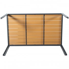 Tavolo da Pranzo Alexandra House Living Bianco Marrone 150 x 47 x 90 cm Polietilene