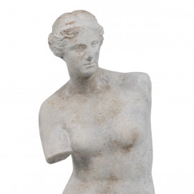 Scultura Grigio Cemento 14,5 x 14 x 47 cm