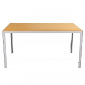 Tavolo da Pranzo Alexandra House Living Marrone Nero 150 x 47 x 90 cm Polietilene
