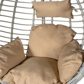 Sedia da giardino sospesa Alexandra House Living Bianco 117 x 106 x 198 cm