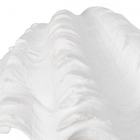 Statua Decorativa Bianco Conchiglia 14 x 7 x 10 cm