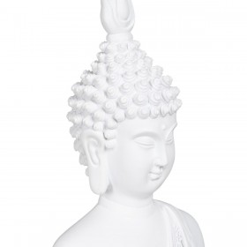 Statua Decorativa Bianco Buddha 19,2 x 12 x 32,5 cm