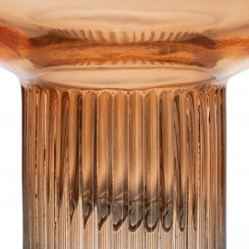 Vaso Marrone Cristallo 15 x 15 x 15 cm