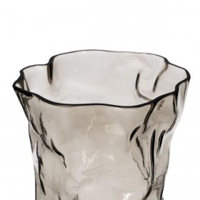 Vaso Grigio Cristallo 19 x 17 x 38,5 cm