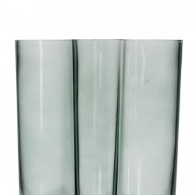 Vaso Azzurro Cristallo 15 x 9 x 20,5 cm