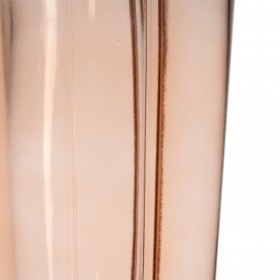 Vaso Marrone Cristallo 15,5 x 15 x 30 cm