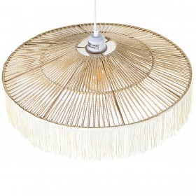 Lampadario Alexandra House Living Marrone Rattan Fibra naturale 60 W 51 x 17 x 51 cm