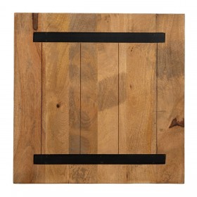Piano del tavolo Quadrato Beige Legno di mango 70 x 70 x 3 cm