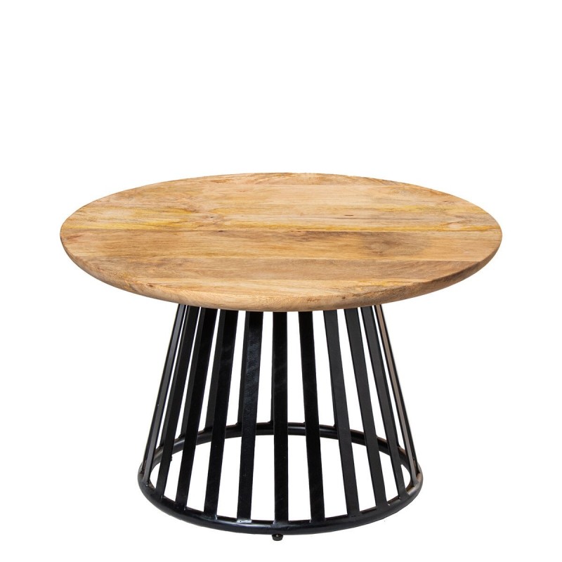 Tavolino da Caffè Alexandra House Living Marrone Nero Legno 60 x 38 x 60 cm