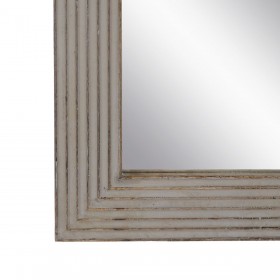Specchio da parete Bianco Naturale Verticale 64,8 x 3,8 x 108 cm