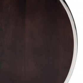 Set di 2 tavoli Marrone Argentato 75 x 75 x 41 cm (2 Unità)