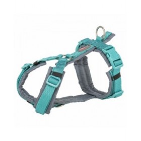 Imbracatura per Cani Trixie Premium Trekking Grafite Azzurro Chiaro XS/S