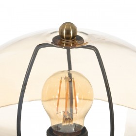 Lampada da tavolo Dorato Cristallo Ferro 40 W 25 x 25 x 37 cm