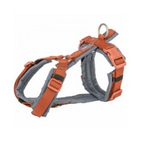 Imbracatura per Cani Trixie Premium Trekking Arancio Grafite S