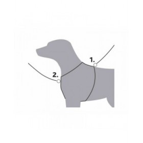 Imbracatura per Cani Trixie Premium Trekking Arancio Grafite S