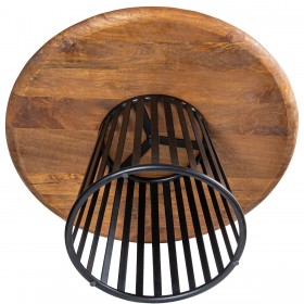Tavolino da Caffè Alexandra House Living Marrone Legno 80 x 45 x 80 cm