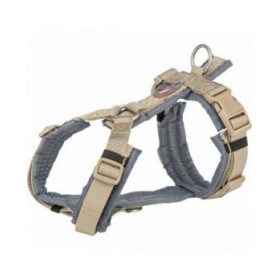 Imbracatura per Cani Trixie Premium Trekking Grafite Sabbia S/M