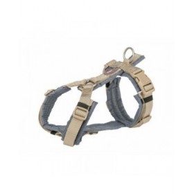 Imbracatura per Cani Trixie Premium Trekking Grafite Sabbia S