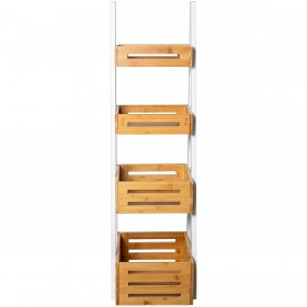 Scaffale da Bagno Alexandra House Living Marrone Legno 30 x 96 x 12 cm