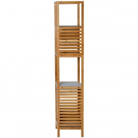 Scaffale da Bagno Alexandra House Living Marrone Legno 30 x 155 x 30 cm