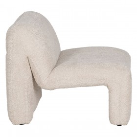 Poltrona Beige Legno 62 x 86 x 69 cm