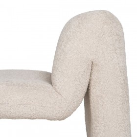 Poltrona Beige Legno 62 x 86 x 69 cm