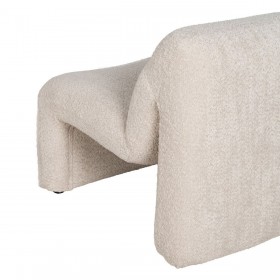 Poltrona Beige Legno 62 x 86 x 69 cm