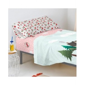 Lenzuolo con angoli HappyFriday MR FOX Multicolore Singolo