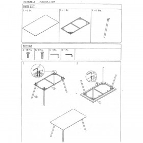 Tavolo da Pranzo Alexandra House Living Bianco Metallo 140 x 75 x 80 cm