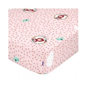 Lenzuolo con angoli HappyFriday MR FOX Multicolore Rosa 60 x 120 x 14 cm