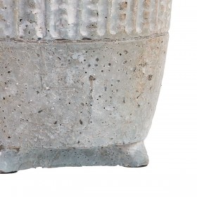 Vaso Grigio Cemento 12,5 X 12,5 X 16 CM