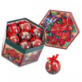 Palle di Natale Multicolore Polyfoam Ø 7,5 cm (14 Unità)