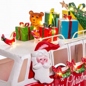 Decorazione Natalizia Multicolore Babbo Natale 31 x 13 x 21 cm