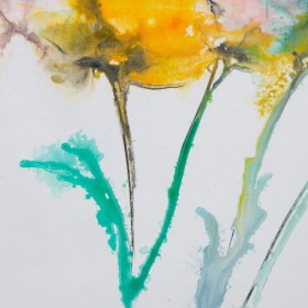 Quadro Bianco Multicolore Astratto 146 x 4 x 96 cm