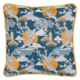 Cuscino Azzurro Airone 45 x 10 x 45 cm